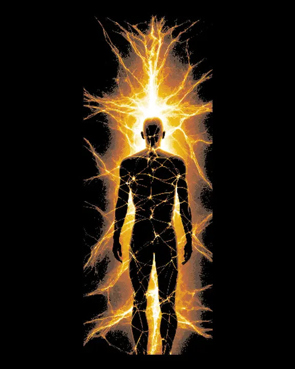 Cosmic energy that courses through the human body giving Power