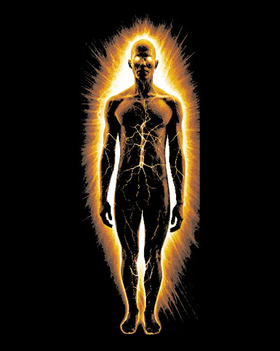 Cosmic energy that courses through the human body giving Power