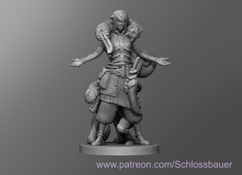 Dungeons & Dragons Carnomancer Female Miniature