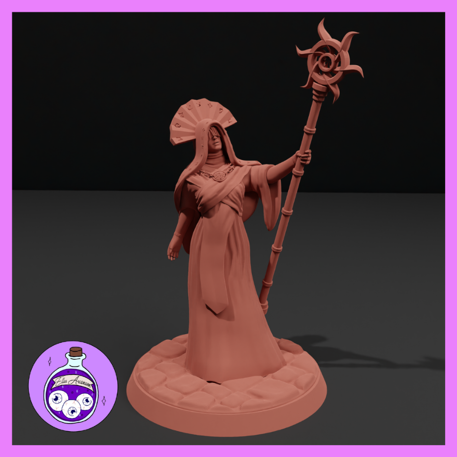 Dungeons & Dragons Cultist Priestess Miniature