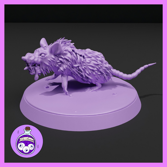 Dungeons & Dragons Cursed Goliath Rat Miniature