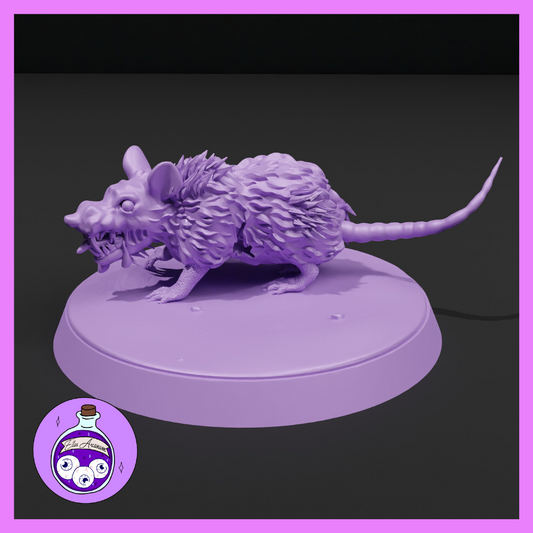 Dungeons & Dragons Cursed Goliath Rat Miniature