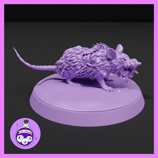 Dungeons & Dragons Cursed Goliath Rat Miniature