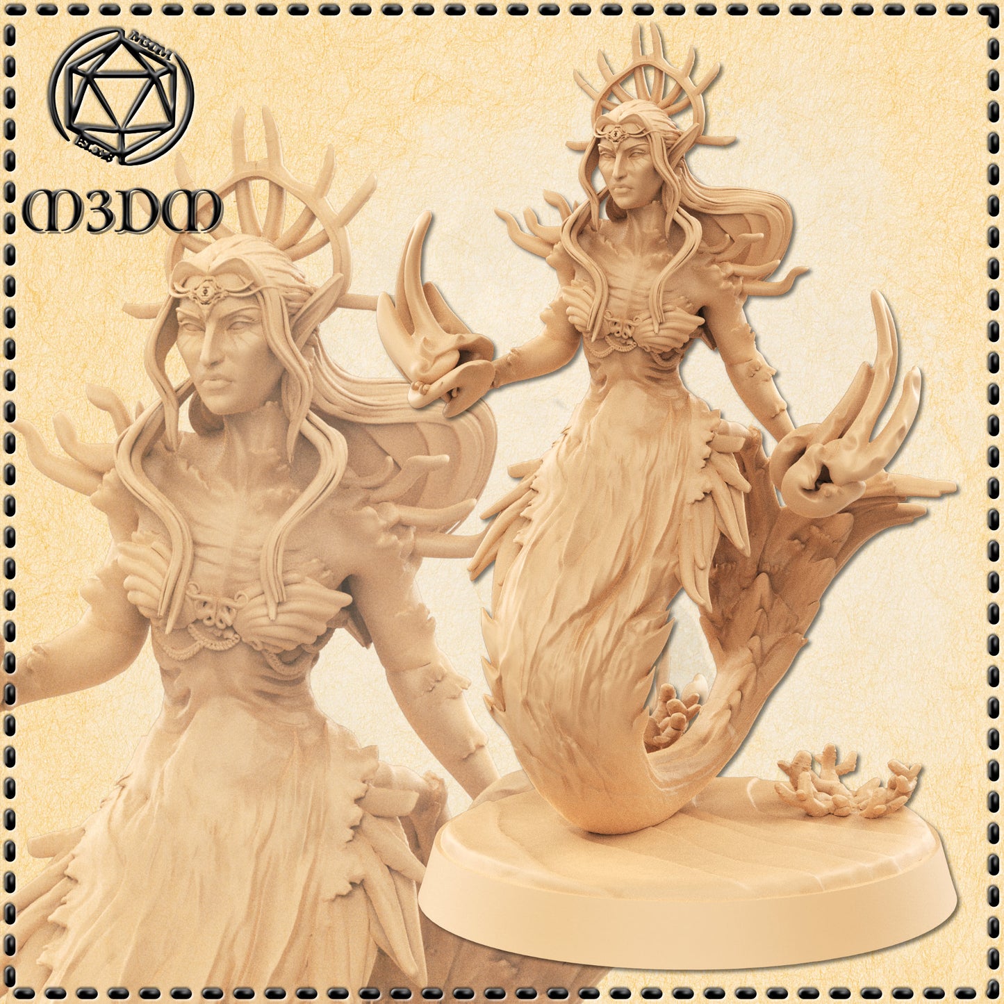 Dungeons & Dragons Cursed Mermaid Miniature