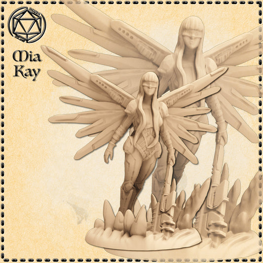 Dungeons & Dragons Cyberpunk Angel Miniature