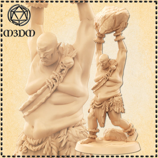 Dungeons & Dragons Cyclops Throwing Boulder Miniature
