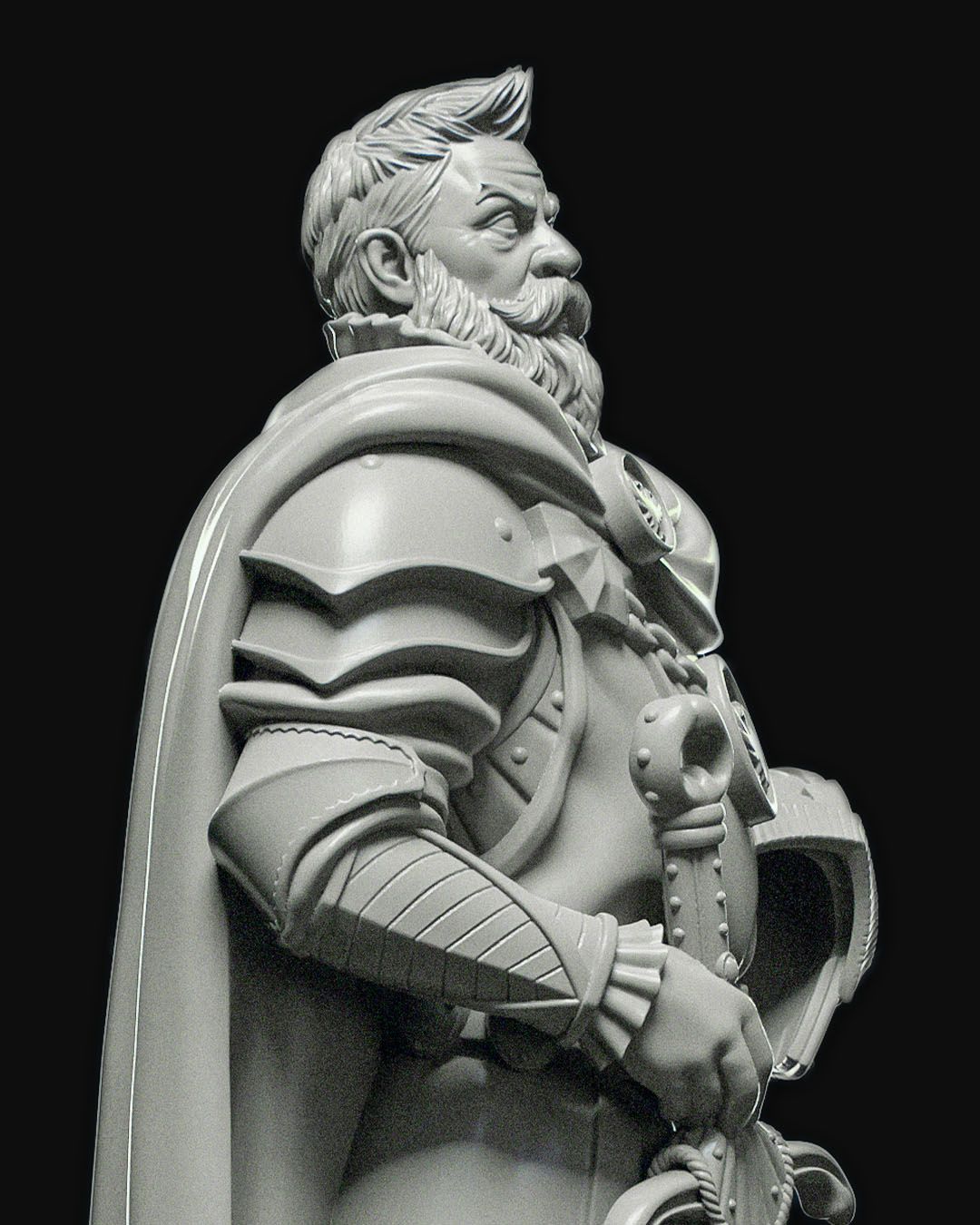 Dungeons & Dragons Daario the Guard Captain Miniature