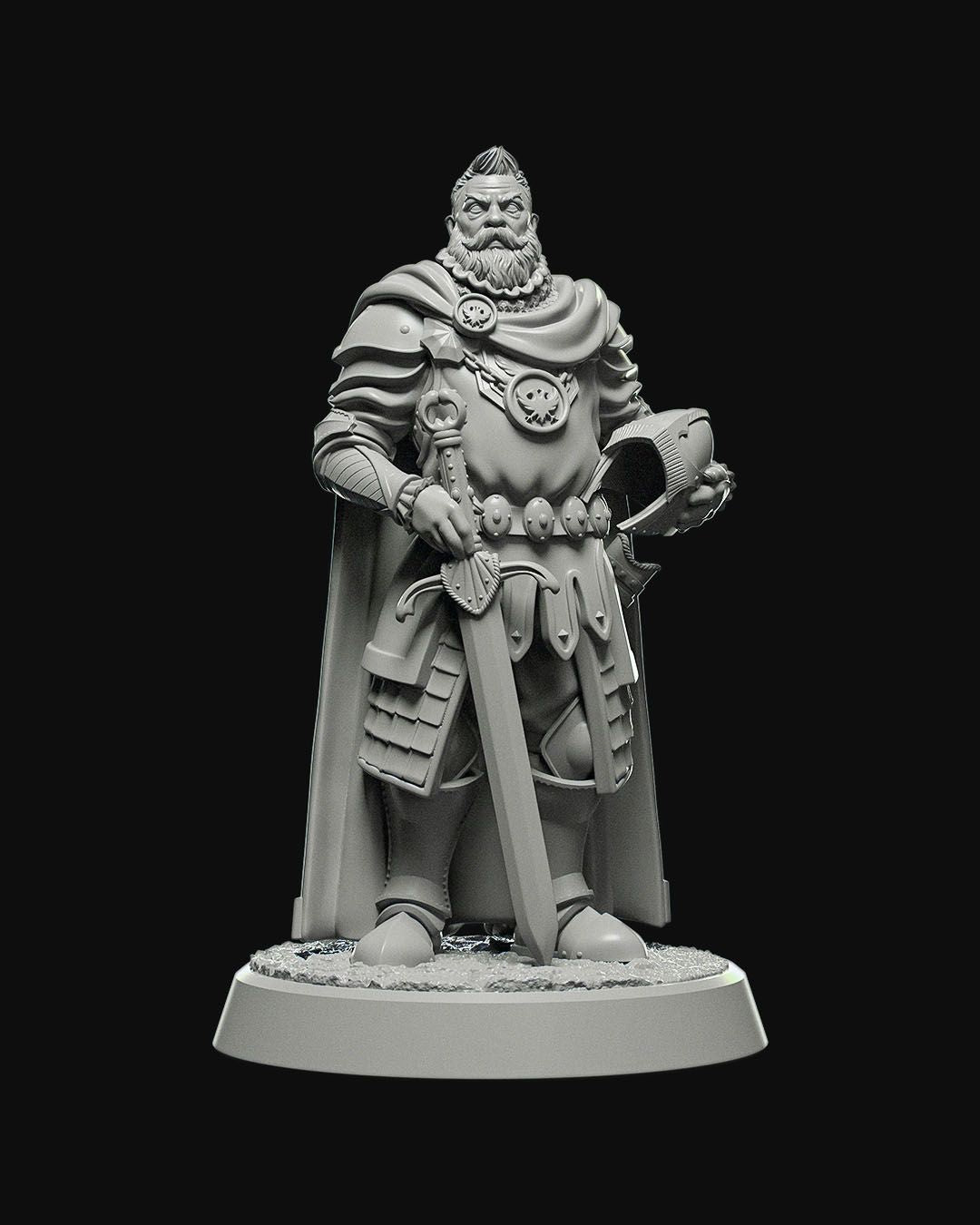 Dungeons & Dragons Daario the Guard Captain Miniature