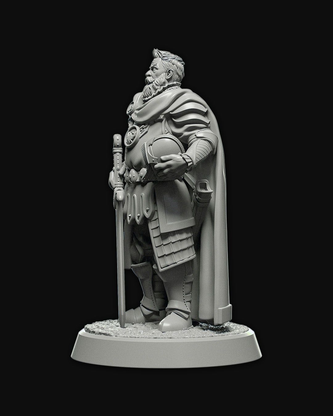 Dungeons & Dragons Daario the Guard Captain Miniature