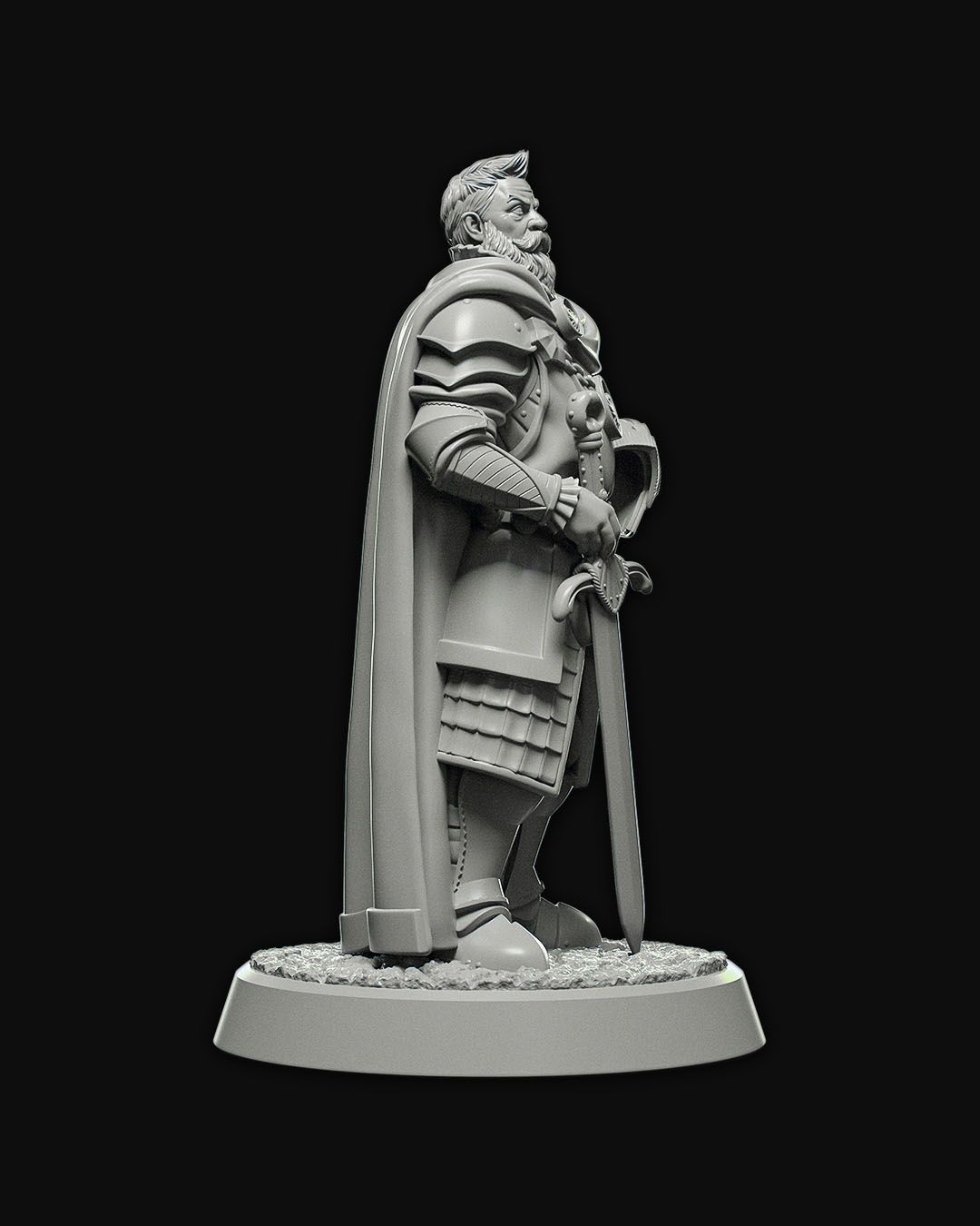 Dungeons & Dragons Daario the Guard Captain Miniature