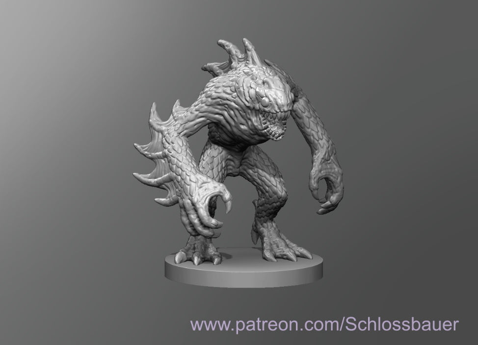 Dungeons & Dragons Deep One Miniature