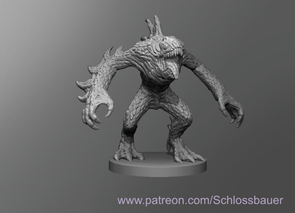 Dungeons & Dragons Deep One Miniature