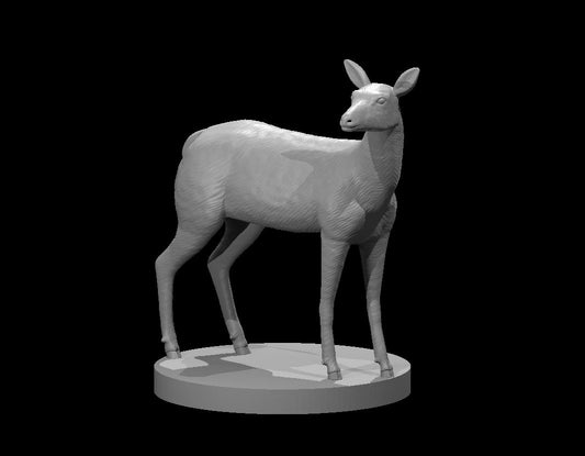 Dungeons & Dragons Deer Doe Miniature