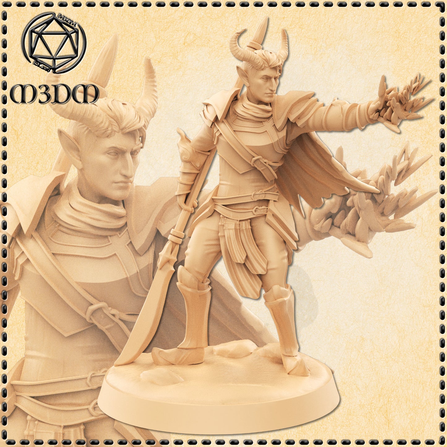 Dungeons & Dragons Demonic Eldritch Knight Miniature