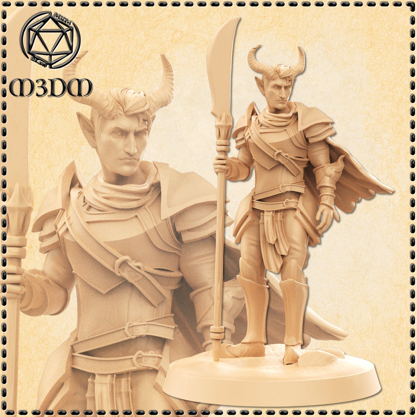 Dungeons & Dragons Demonic Eldritch Knight Miniature