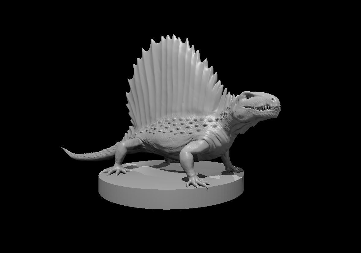 Dungeons & Dragons Dimetrodon Miniature