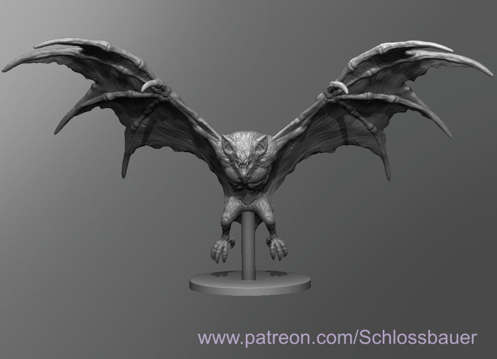 Dungeons & Dragons Dire Bat Miniature