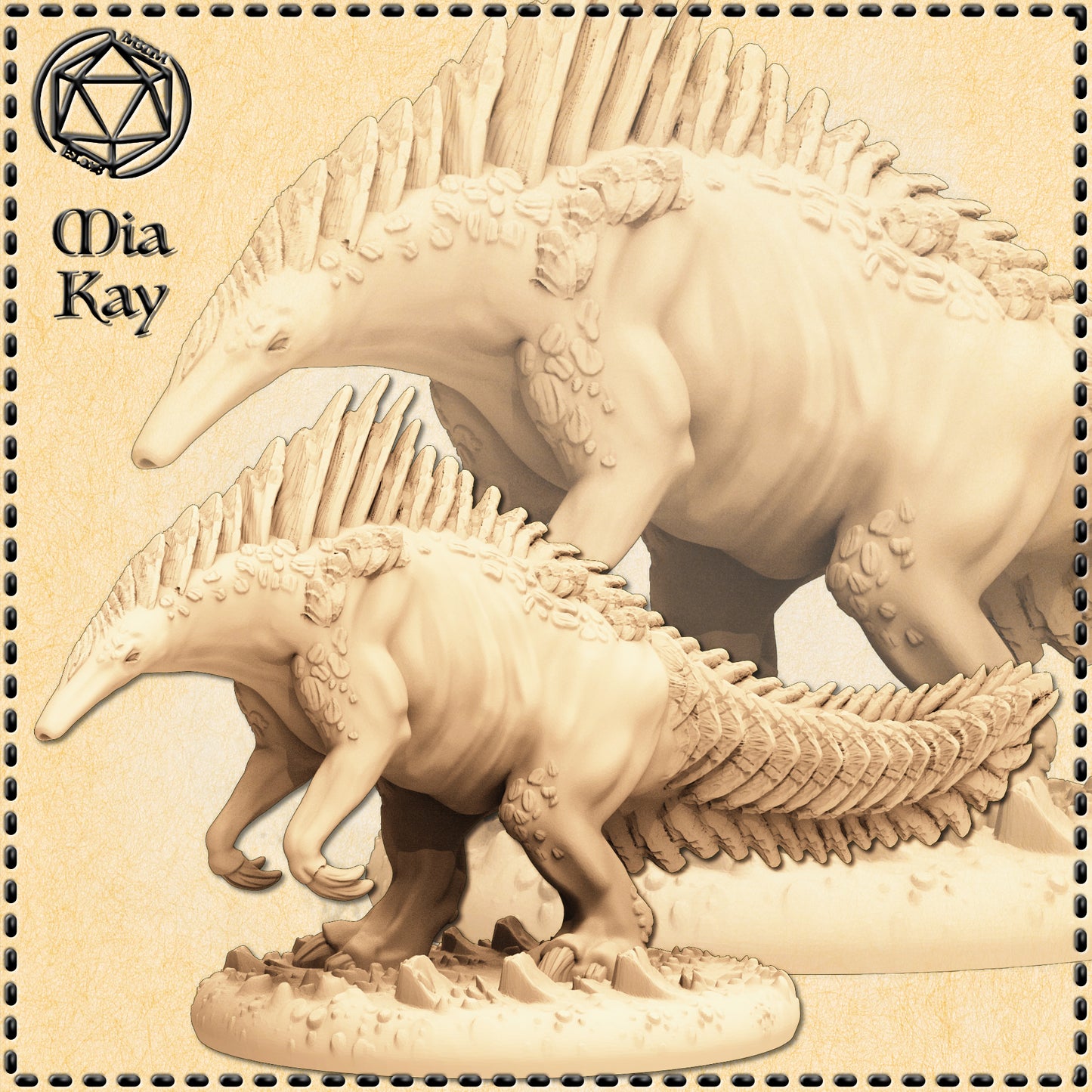Dungeons & Dragons Dire Pangolin Miniature