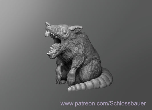 Dungeons & Dragons Dire Rat Miniature