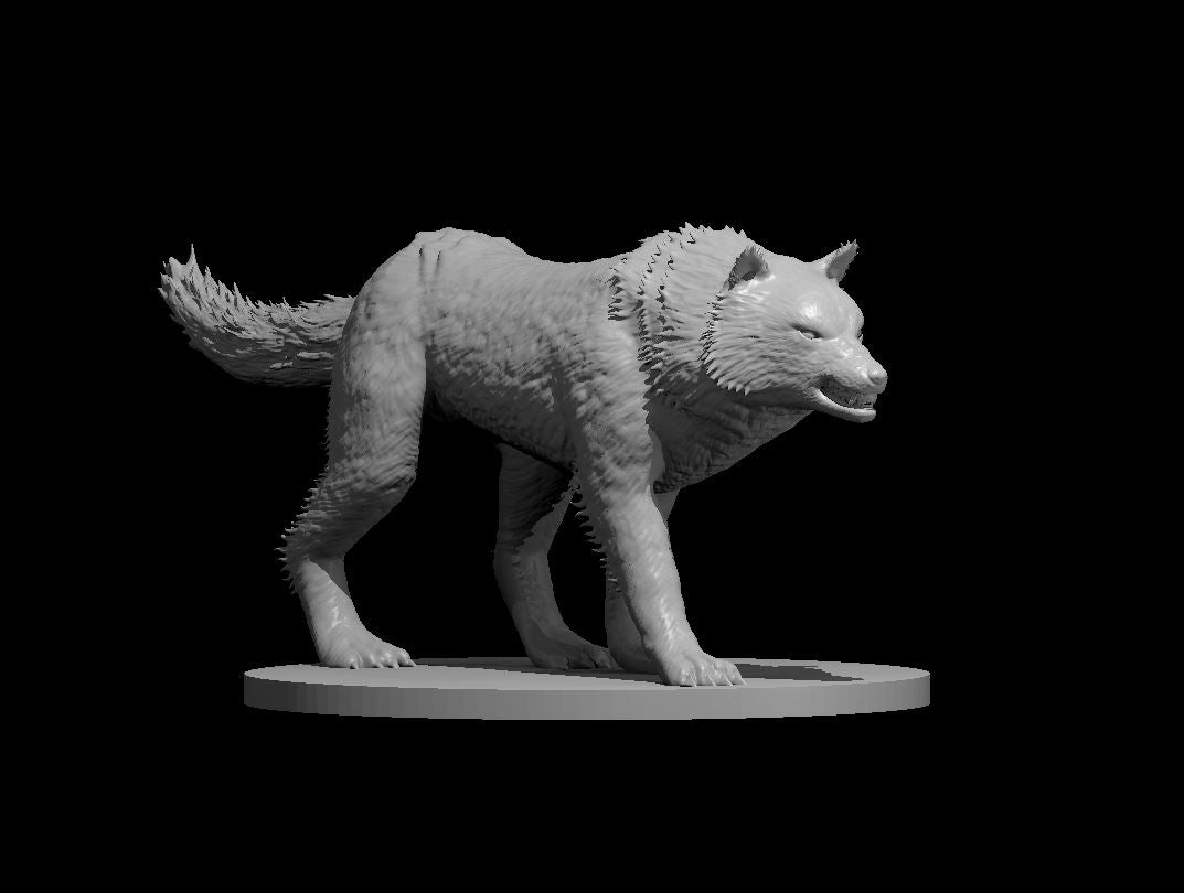 Dungeons & Dragons Dire Wolf Miniature