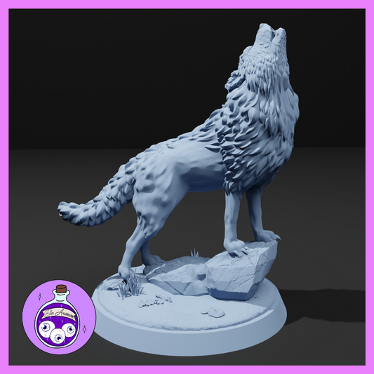Dungeons & Dragons Dire Wolf Miniature