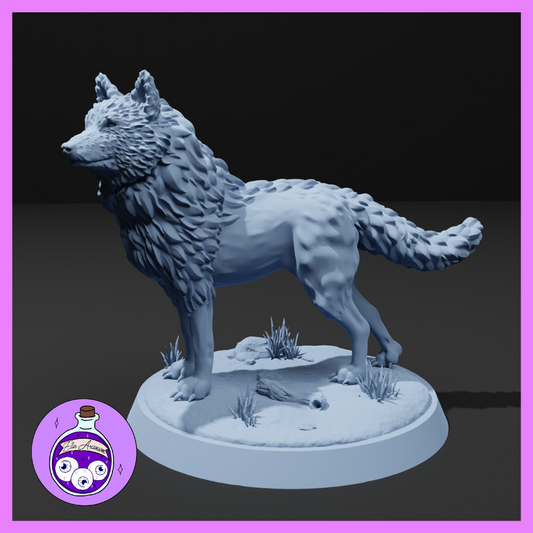 Dungeons & Dragons Dire Wolf Miniature