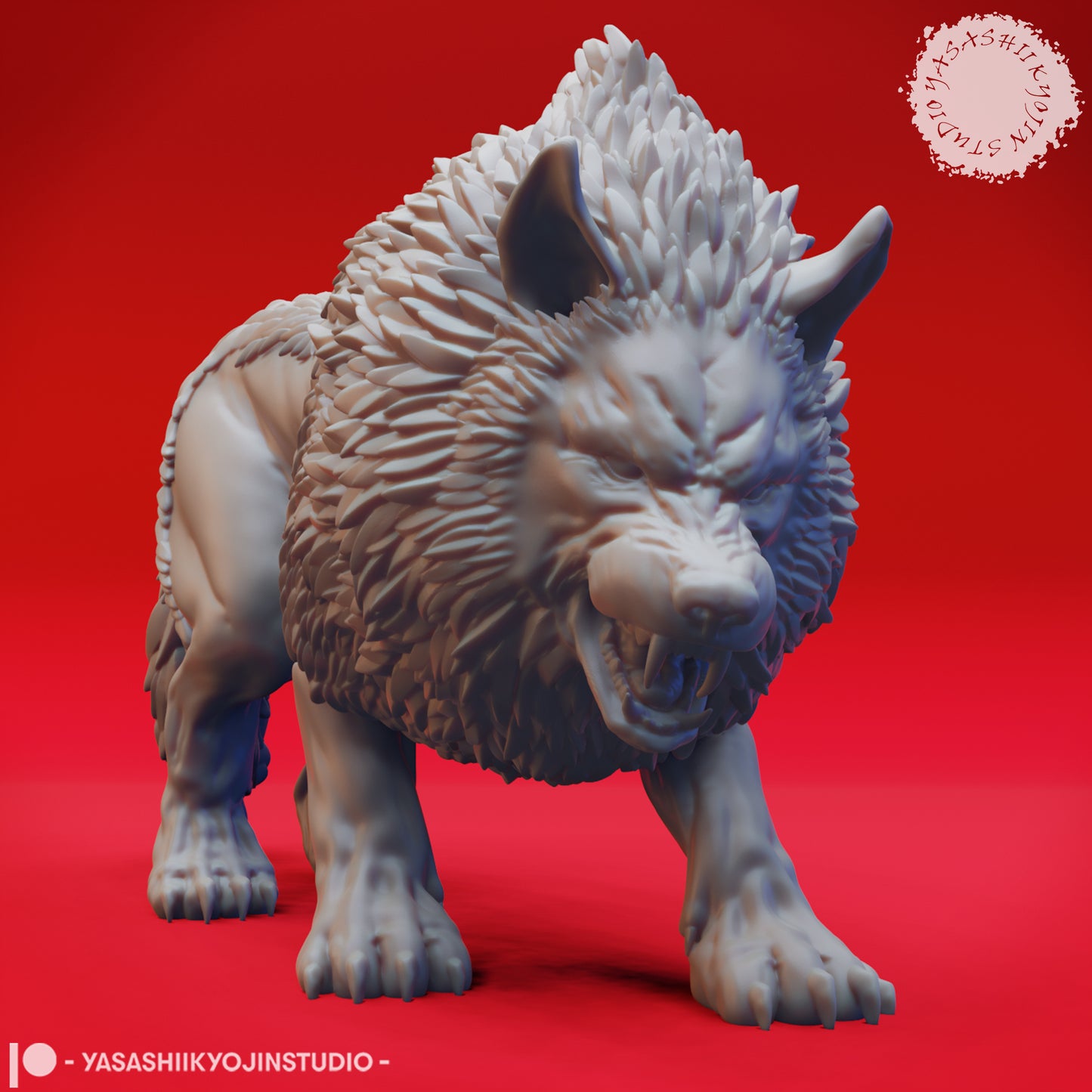 Dungeons & Dragons Dire Wolf Miniature