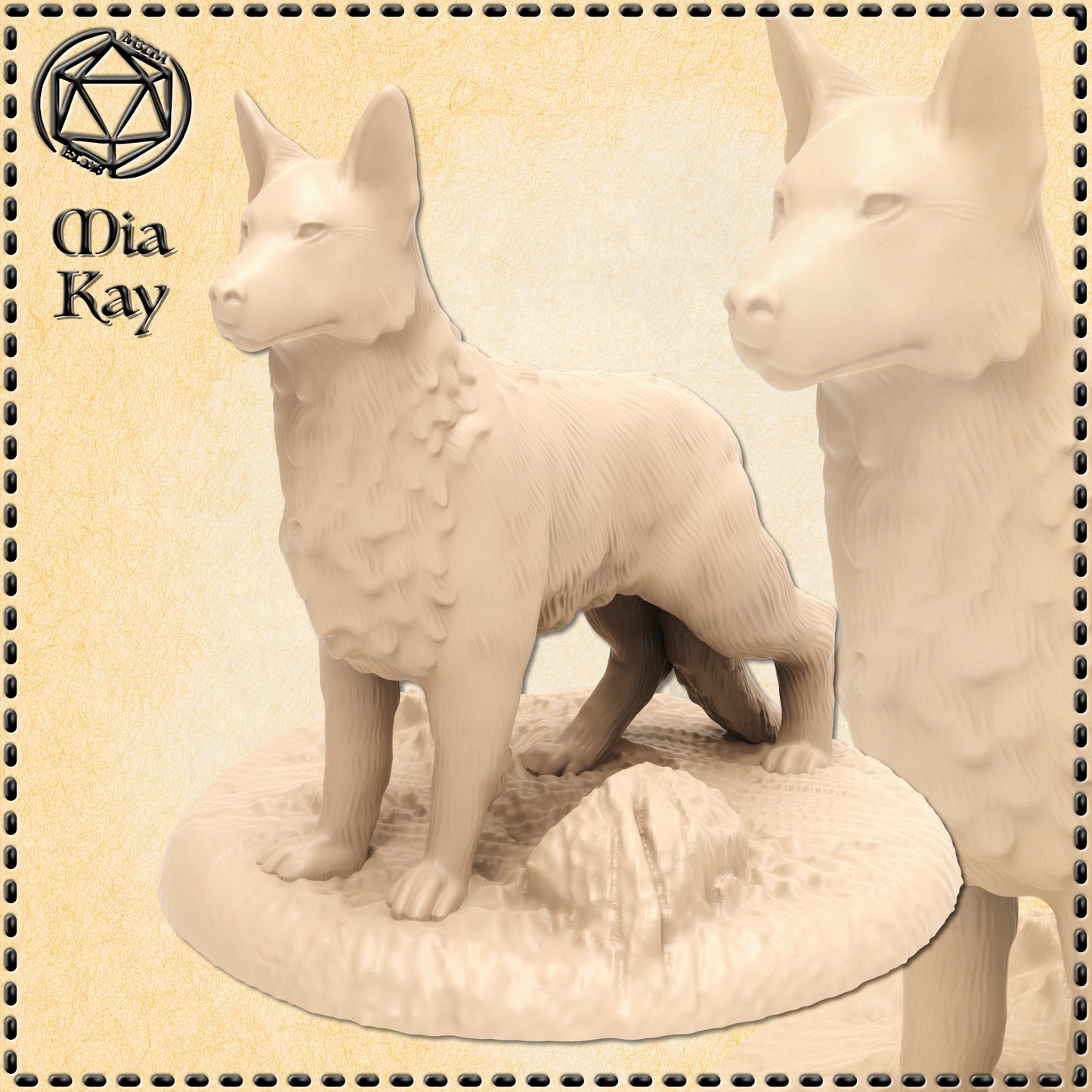 Dungeons & Dragons Dog Miniature