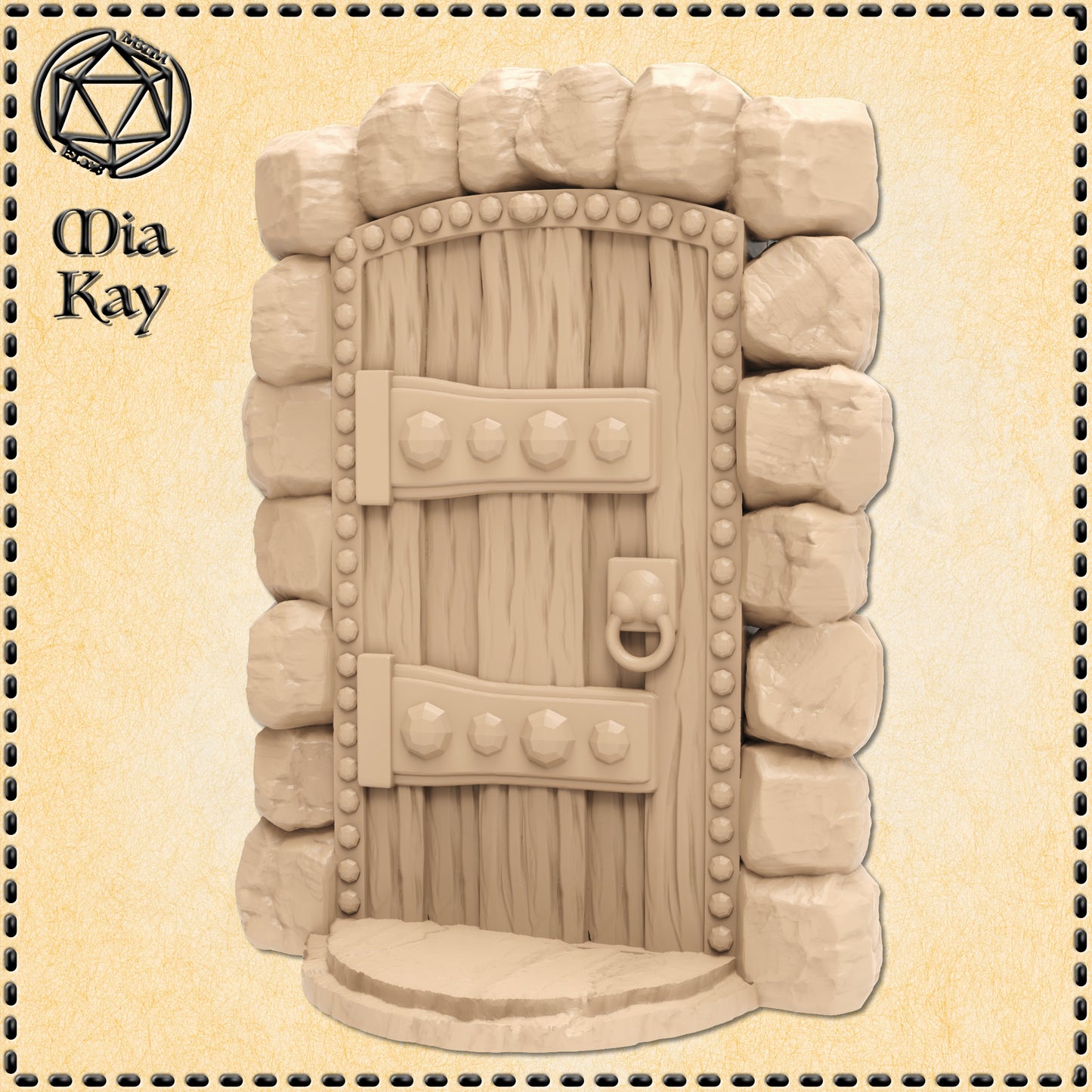 Dungeons & Dragons Door Miniature