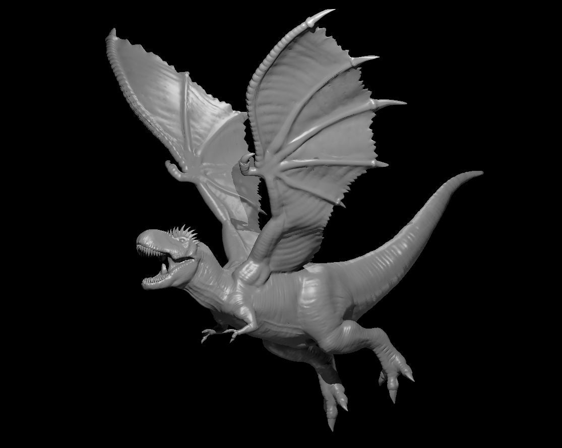 Dungeons & Dragons Draconic Tyrannosaurus Rex Miniature