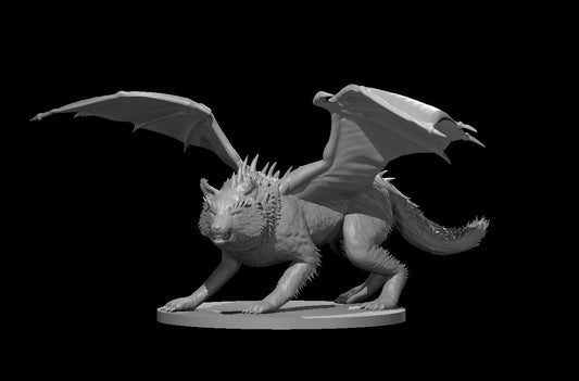 Dungeons & Dragons Draconic Wolf Miniature