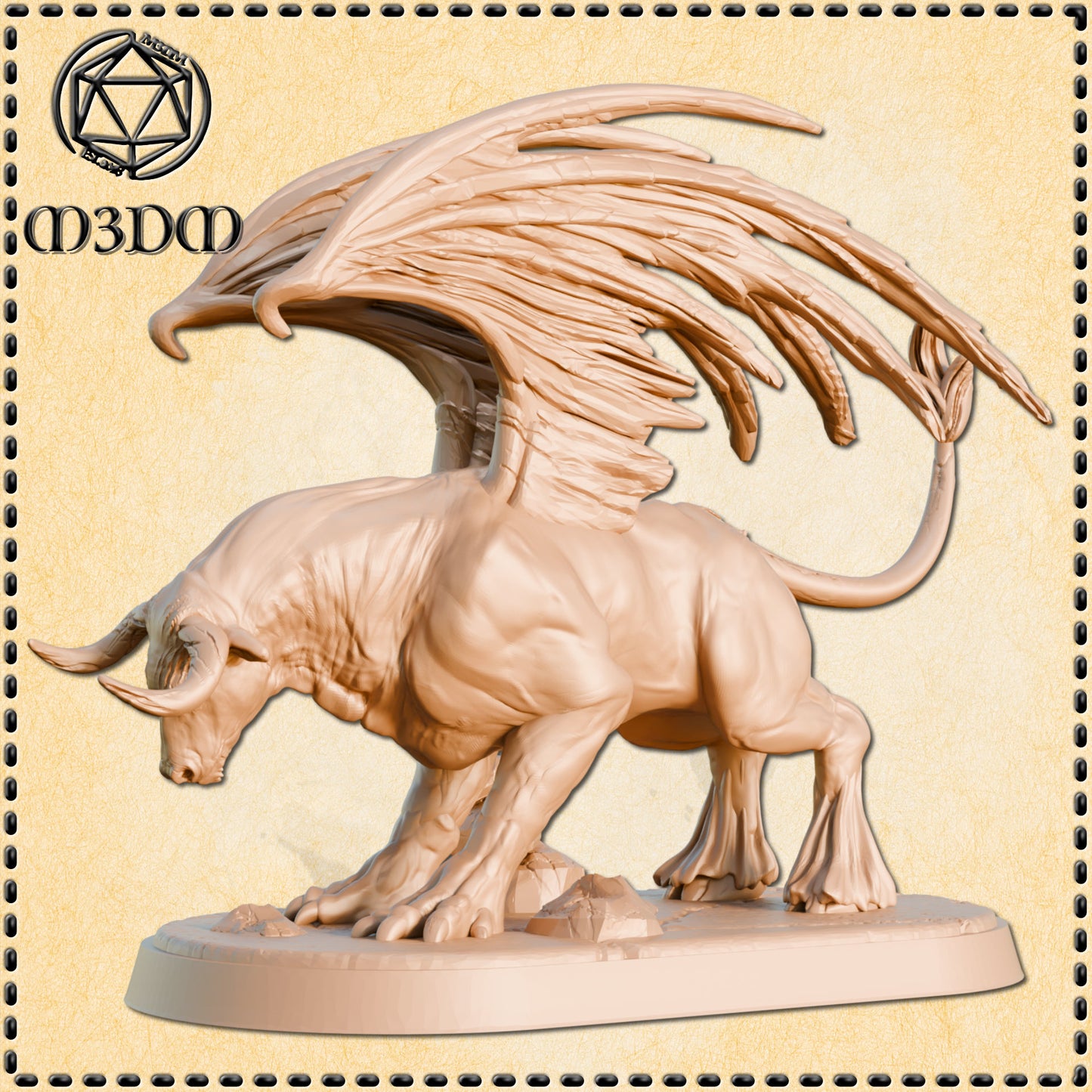 Dungeons & Dragons Dracotaur Miniature