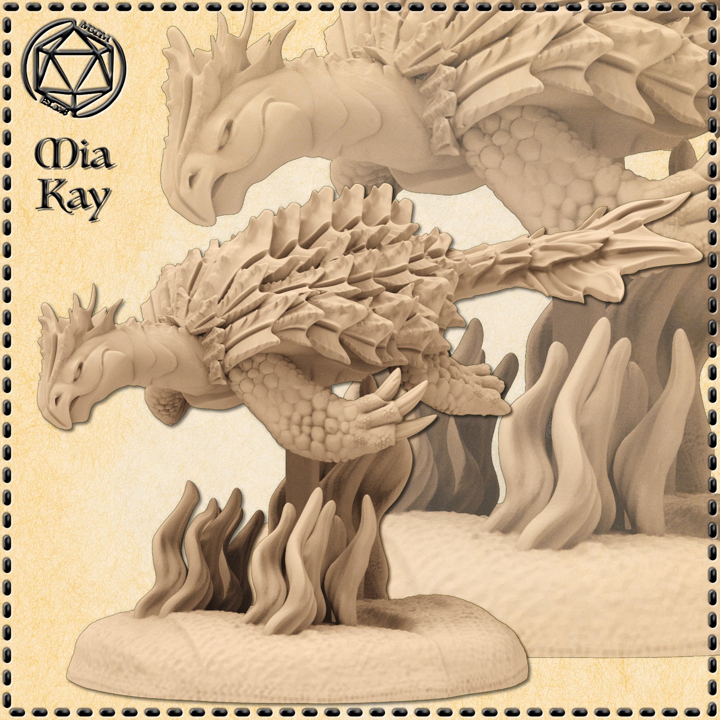 Dungeons & Dragons Dragon Turtle Miniature