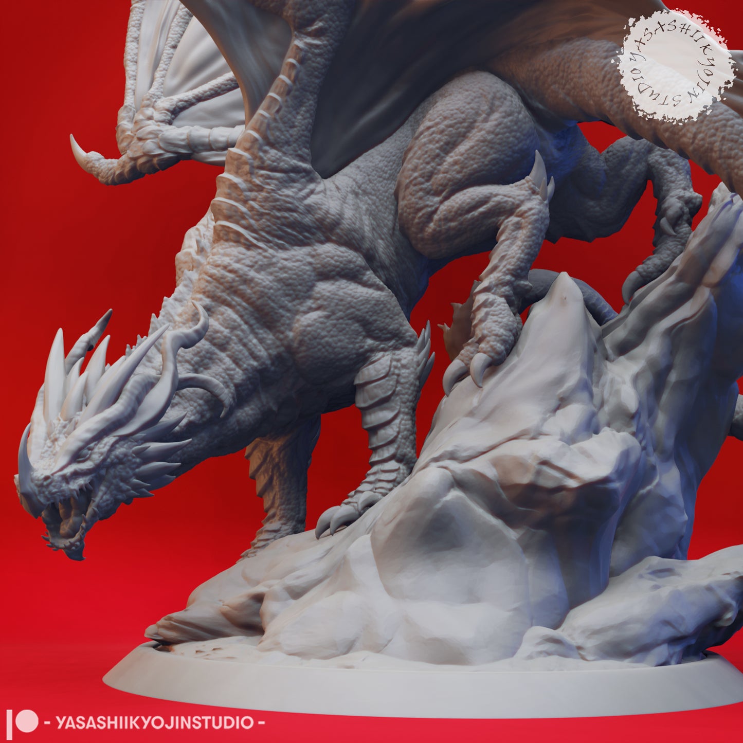 Dungeons & Dragons Ancient Red Dragon Miniature