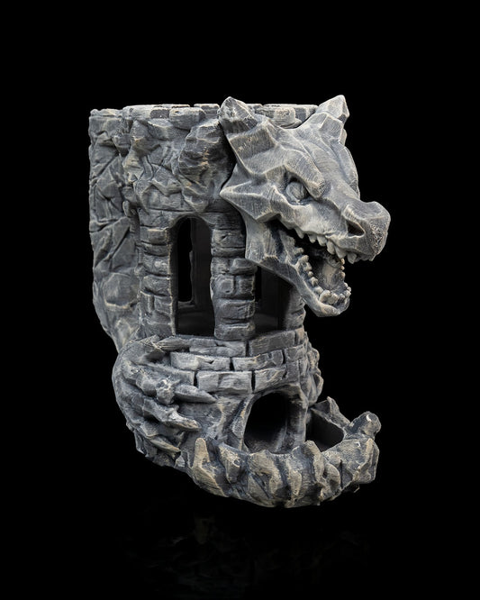 Dragons Fortress Dice Tankard