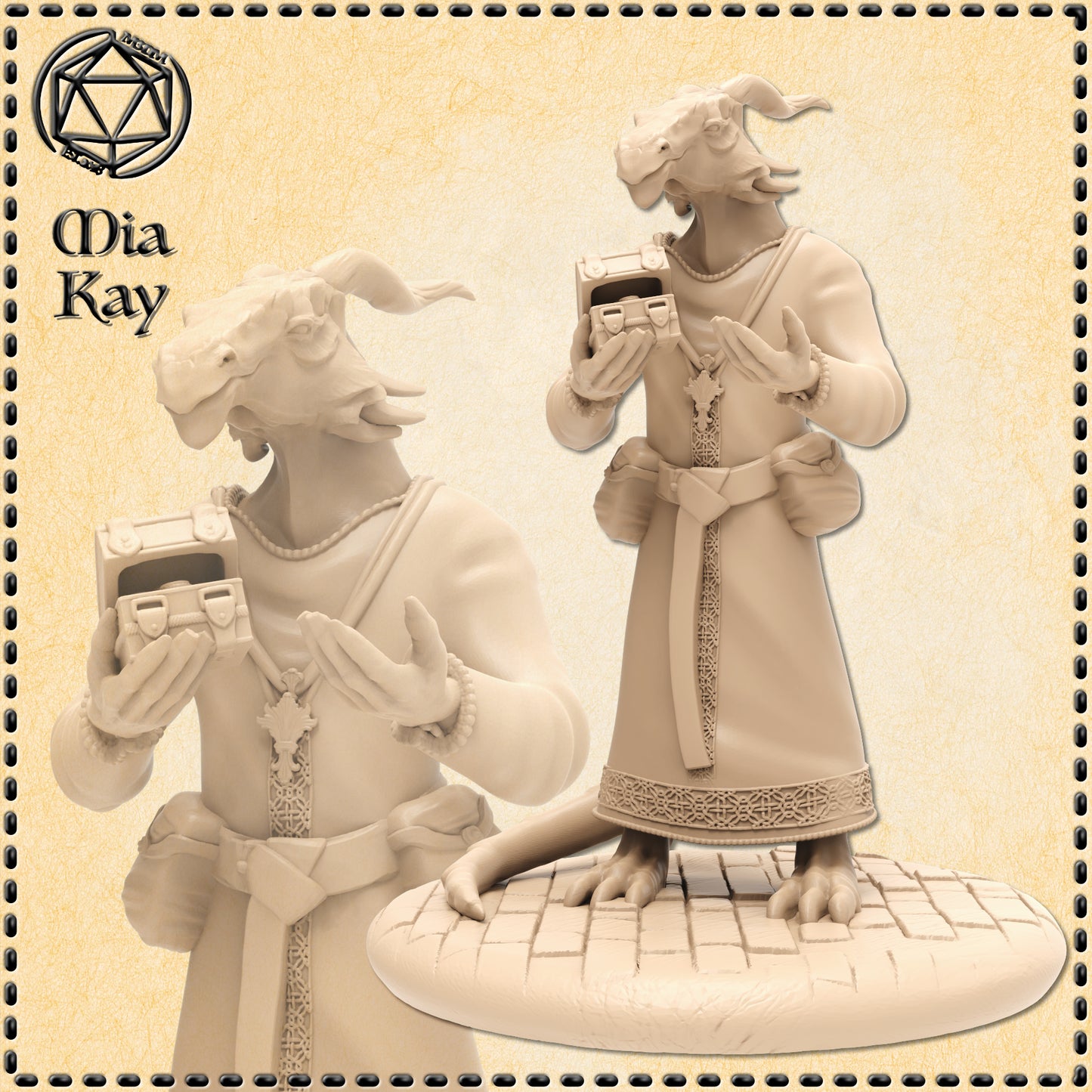 Dungeons & Dragons Dragonborn Tax Collector Miniature