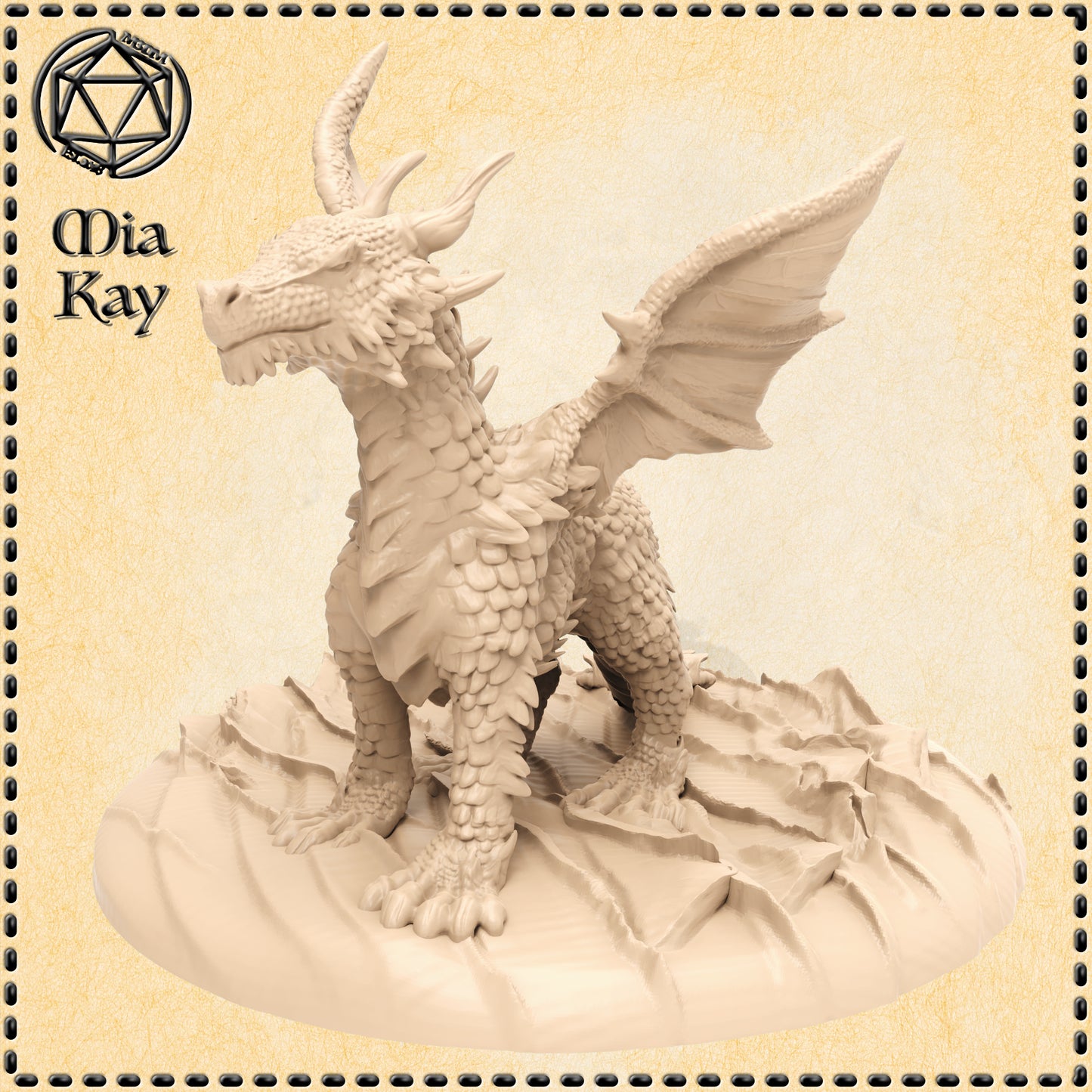 Dungeons & Dragons Dragonling Miniature