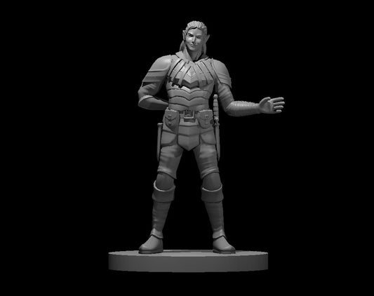 Dungeons & Dragons Drow Rogue Friendly Miniature