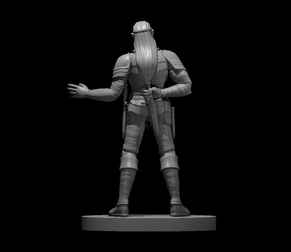 Dungeons & Dragons Drow Rogue with Goggles Miniature