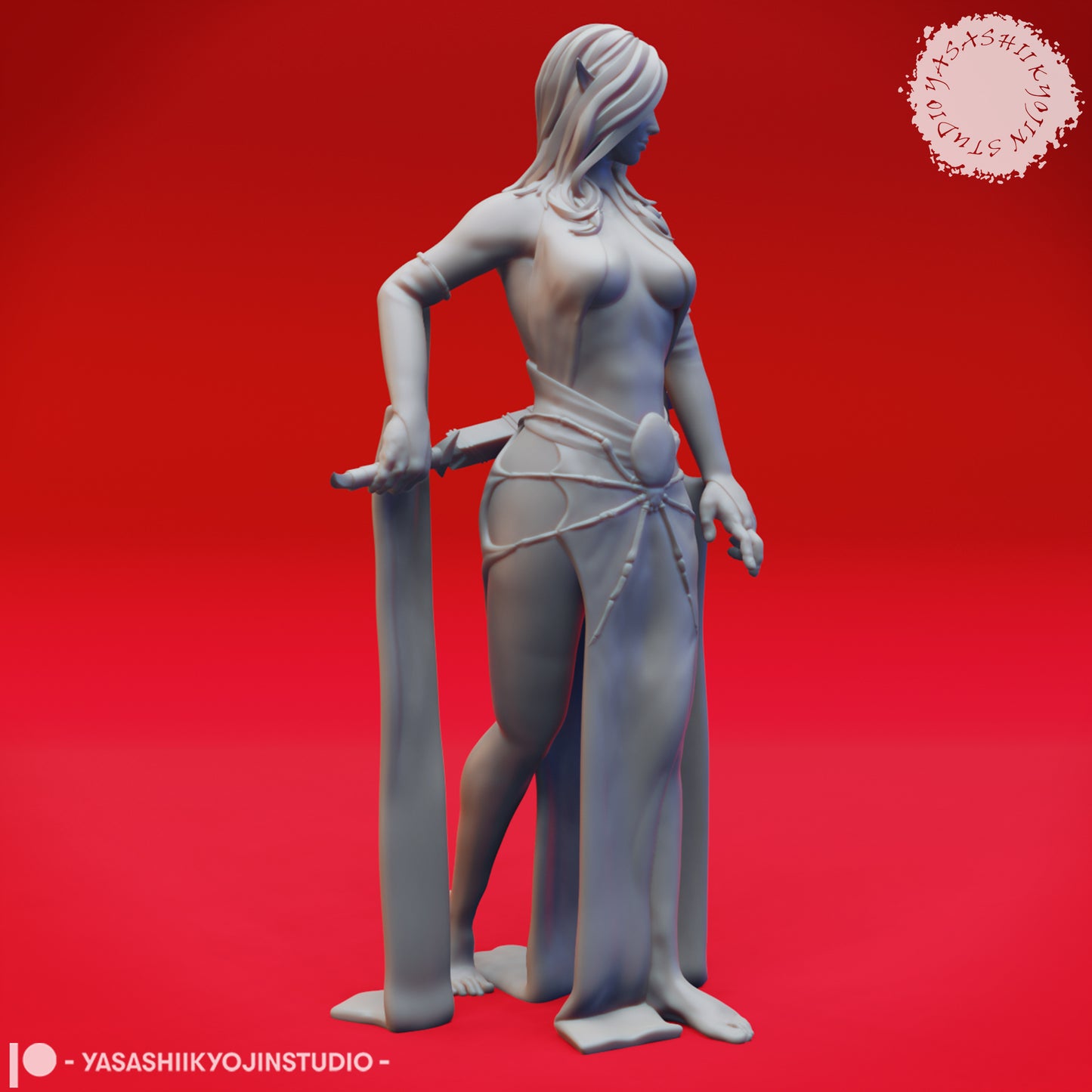 Dungeons & Dragons Female Drow Miniature