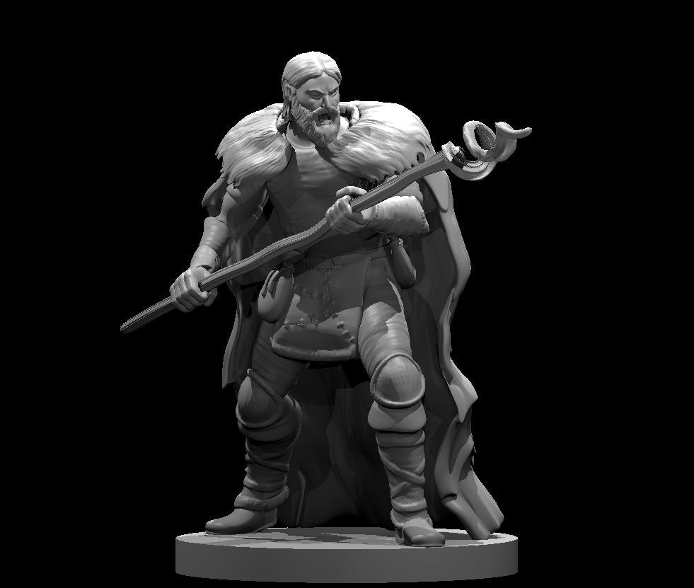 Dungeons & Dragons Druid Male Miniature