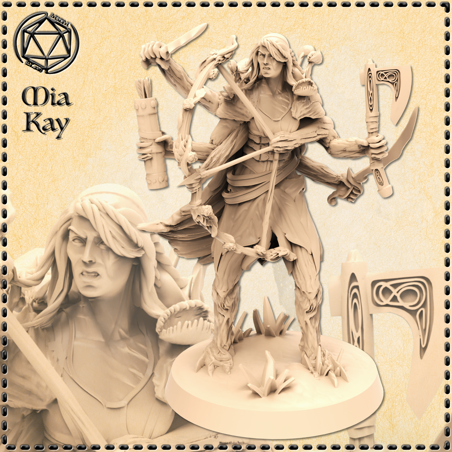 Dungeons & Dragons Dryad Ent Monster Miniature