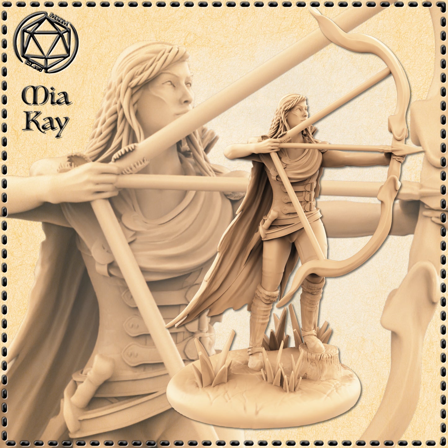 Dungeons & Dragons Dryad Ranger Miniature