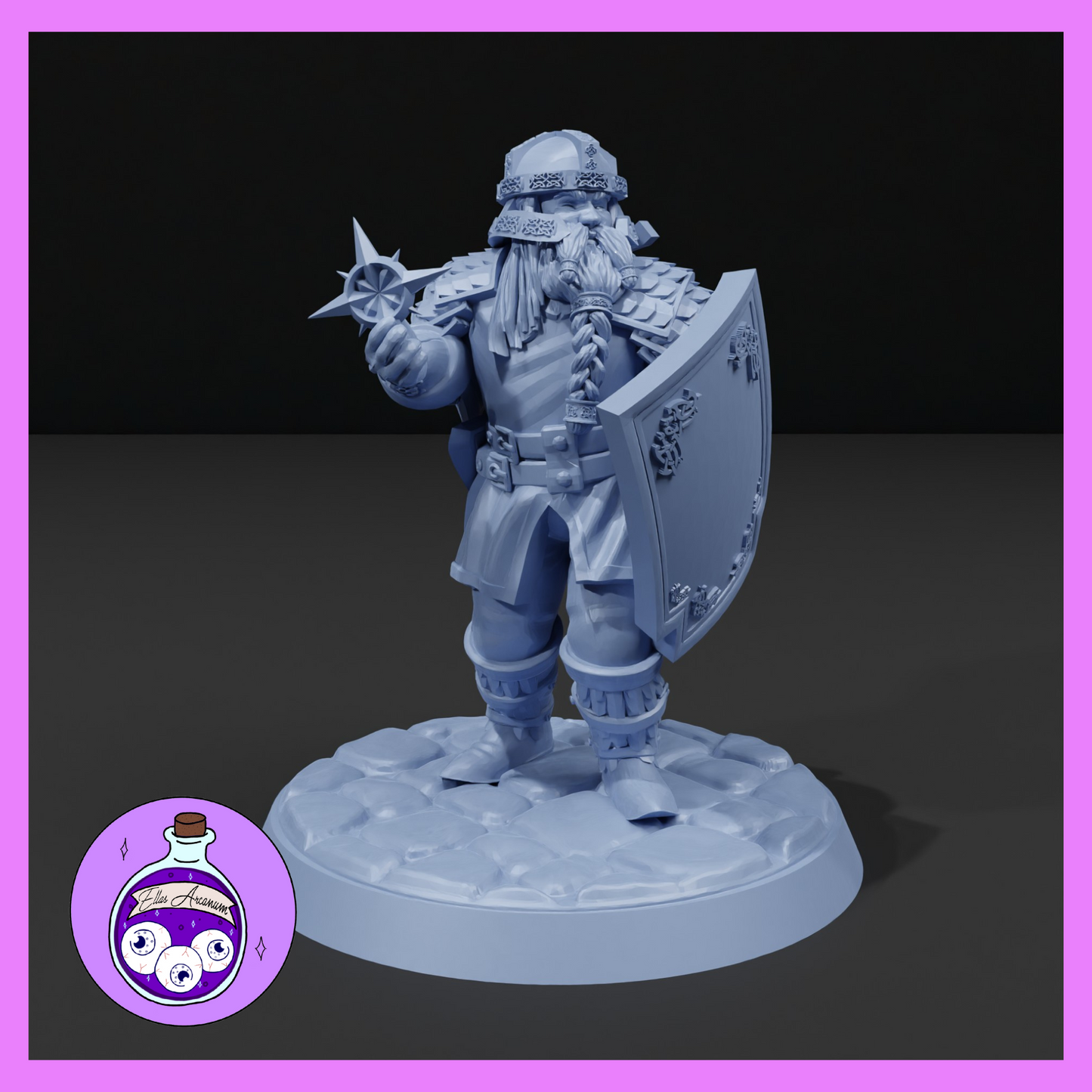 Dungeons & Dragons Dwarf Cleric Miniature