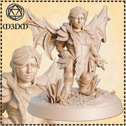 Dungeons & Dragons Dwarf Druid Miniature