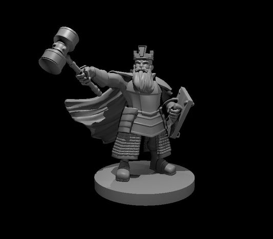 Dungeons & Dragons Dwarf Fighter Warlord Miniature