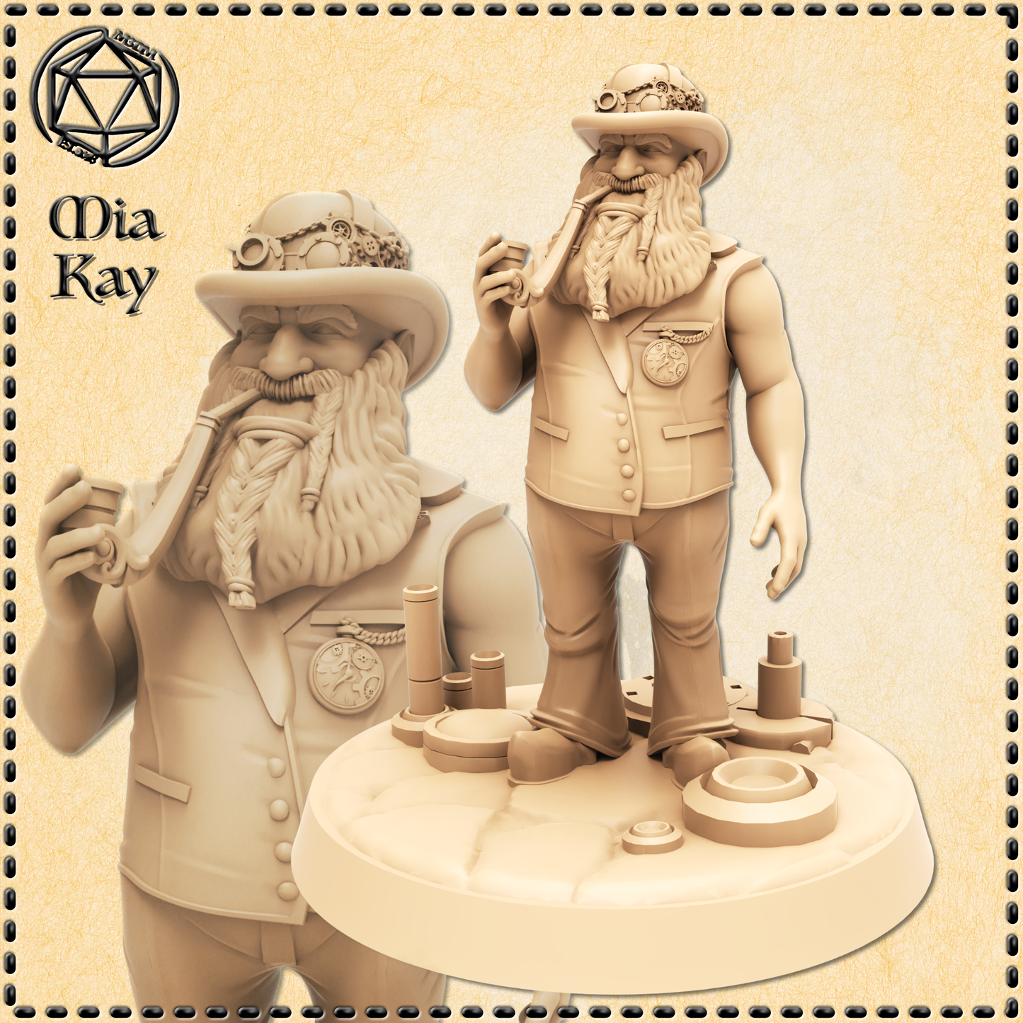Dungeons & Dragons Dwarf Noble Miniature