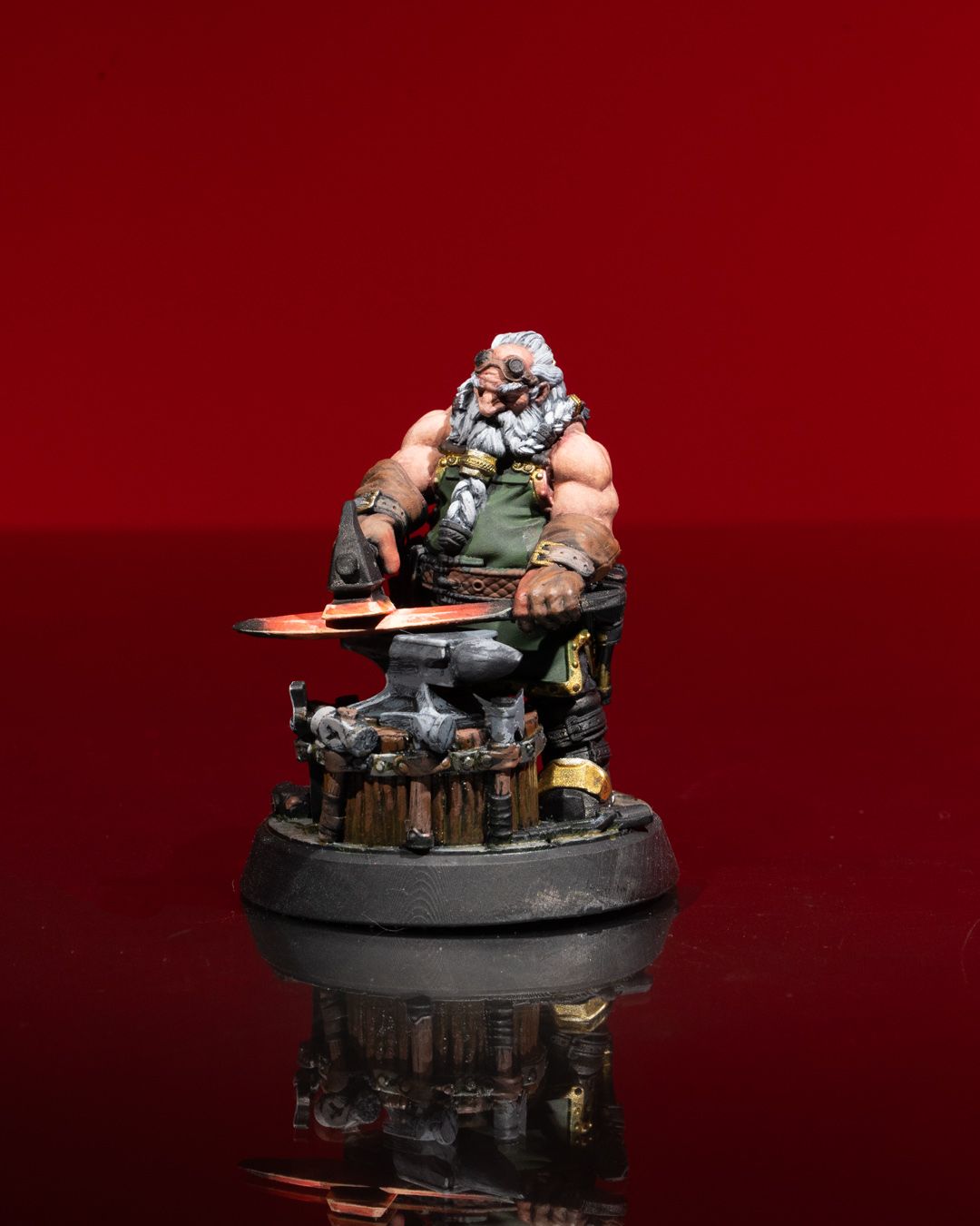 Dungeons & Dragons Dwarven Blacksmith Miniature