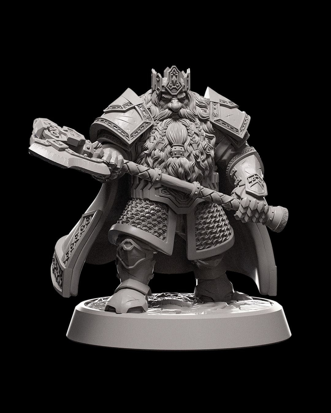 Dungeons & Dragons Dwarven King Miniature