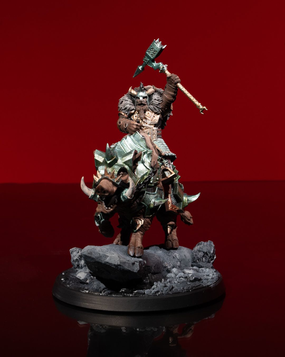 Dungeons & Dragons Dwarven Rider Miniature